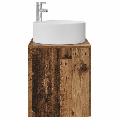 Mobile Lavabo da Parete Legno antico 49,5 x 44,5 x 65,5 cm | homemem39
