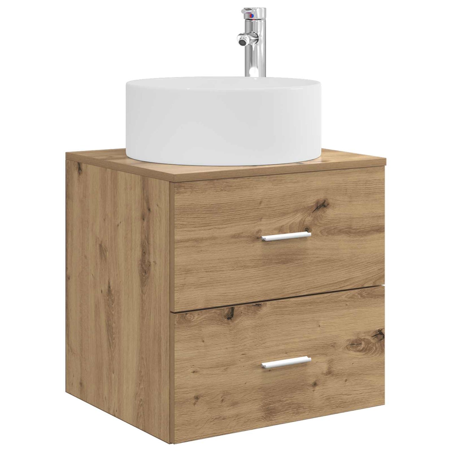 Mobile Lavabo da Parete Rovere Artigianale