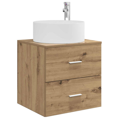 Mobile Lavabo da Parete Rovere Artigianale