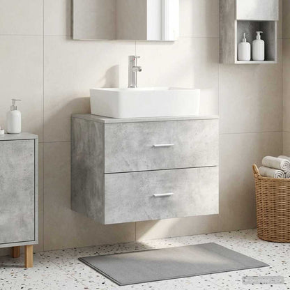 Mobile da Bagno da Muro Grigio Cemento 62,5 x 44,5 x 50 cm | homemem39