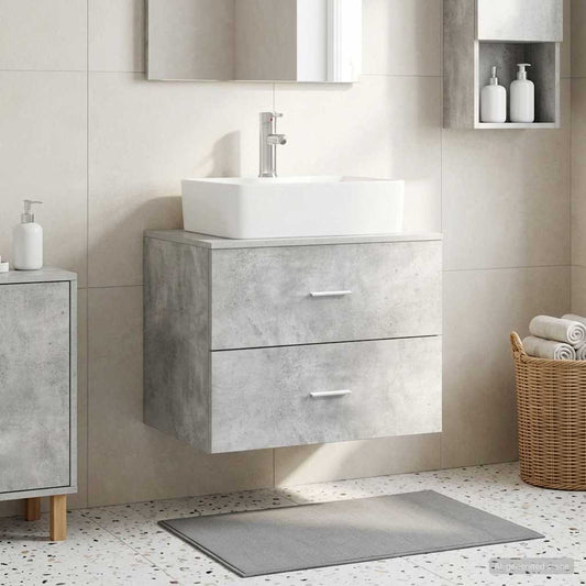 Mobile da Bagno da Muro Grigio Cemento 62,5 x 44,5 x 50 cm | homemem39