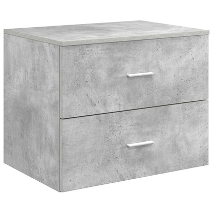 Mobile da Bagno da Muro Grigio Cemento 62,5 x 44,5 x 50 cm | homemem39