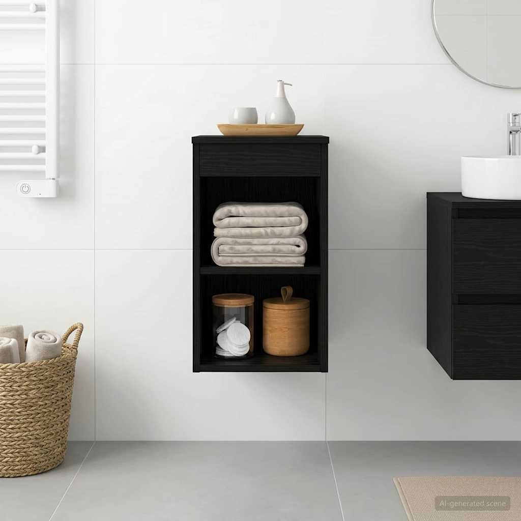 Armadio Bagno In-between Rovere Nero 30 x 35 x 50 cm | homemem39