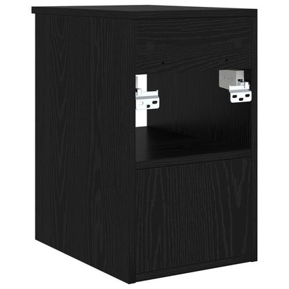 Armadio Bagno In-between Rovere Nero 30 x 35 x 50 cm | homemem39