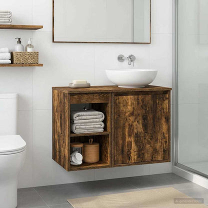 Armadio Bagno In-between Rovere Fumo 30 x 35 x 50 cm | homemem39