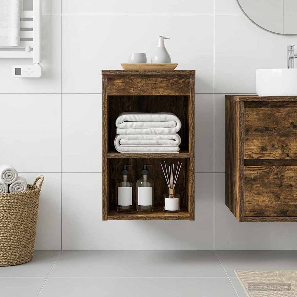 Armadio Bagno In-between Rovere Fumo 30 x 35 x 50 cm | homemem39