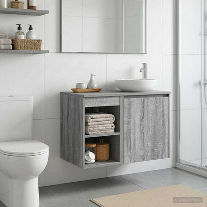 Armadio Bagno In-between Sonoma grigio 30 x 35 x 50 cm | homemem39