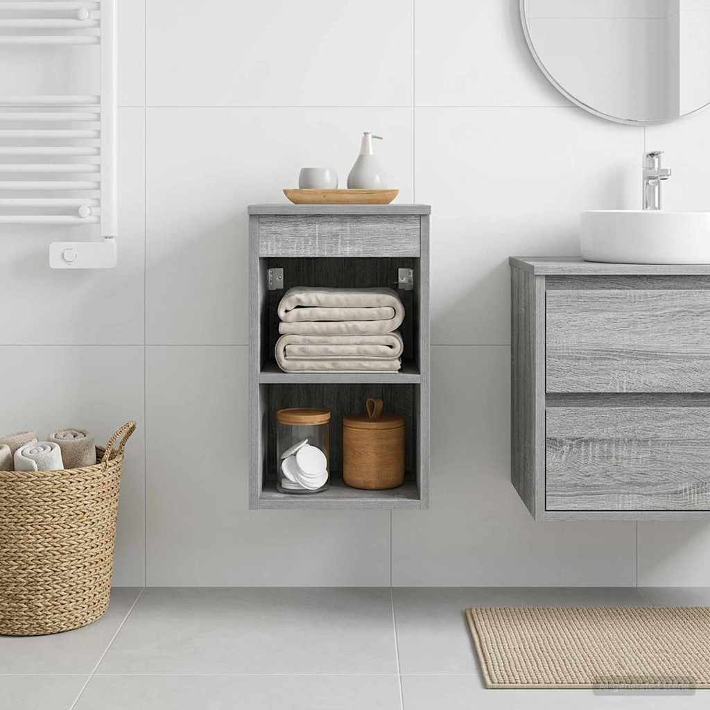 Armadio Bagno In-between Sonoma grigio 30 x 35 x 50 cm | homemem39
