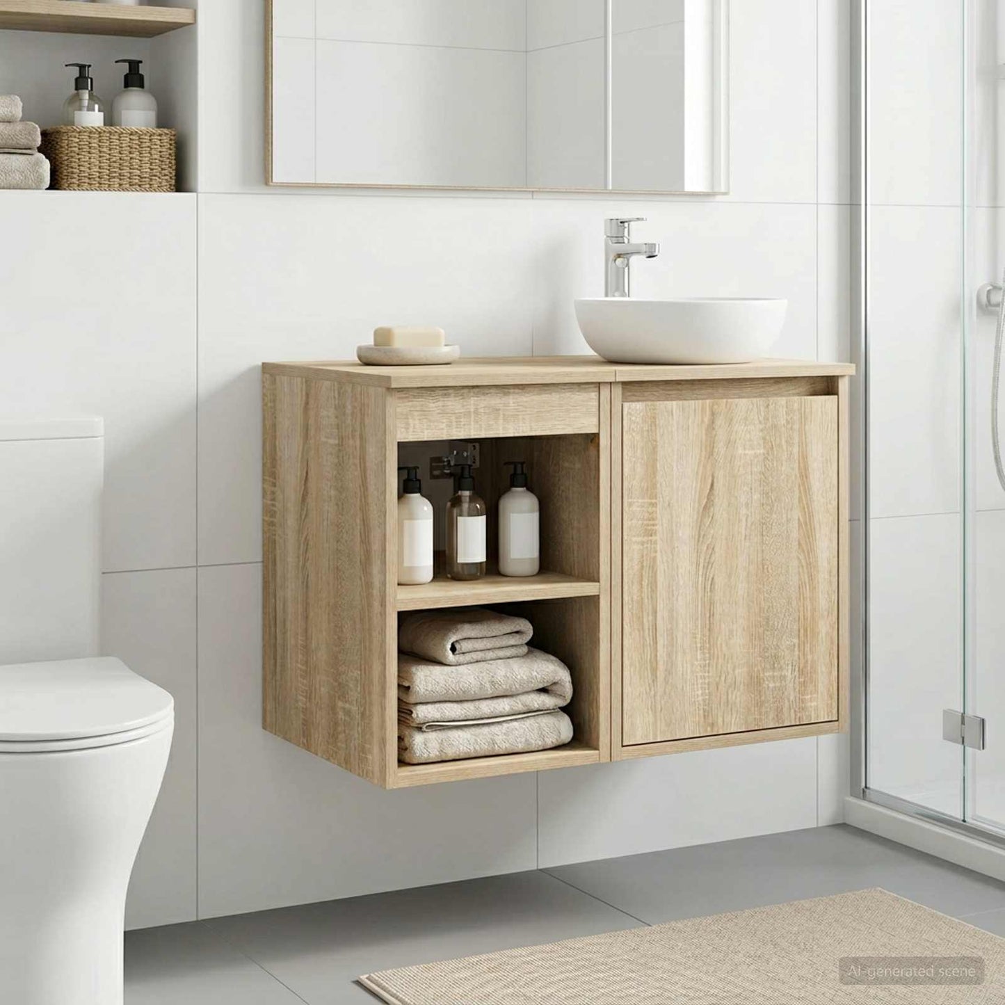 Armadio Bagno In-between Rovere Sonoma 30 x 41 x 50 cm | homemem39