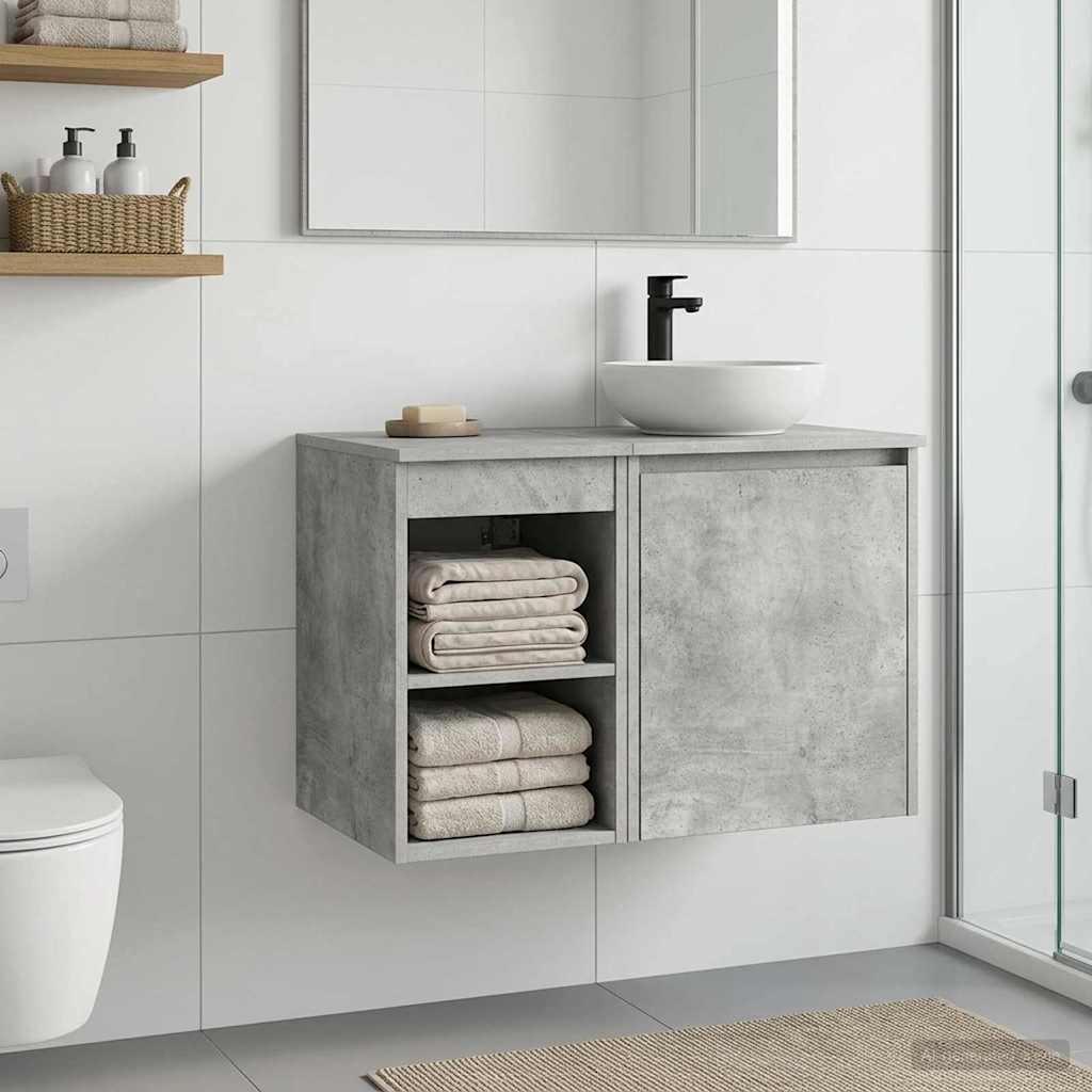 Armadio Bagno In-between Grigio Cemento 30 x 41 x 50 cm | homemem39