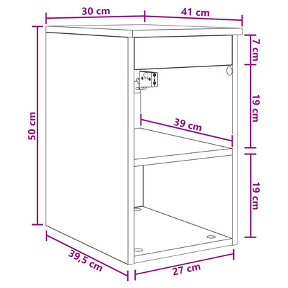 Armadio Bagno In-between Rovere Fumo 30 x 41 x 50 cm | homemem39