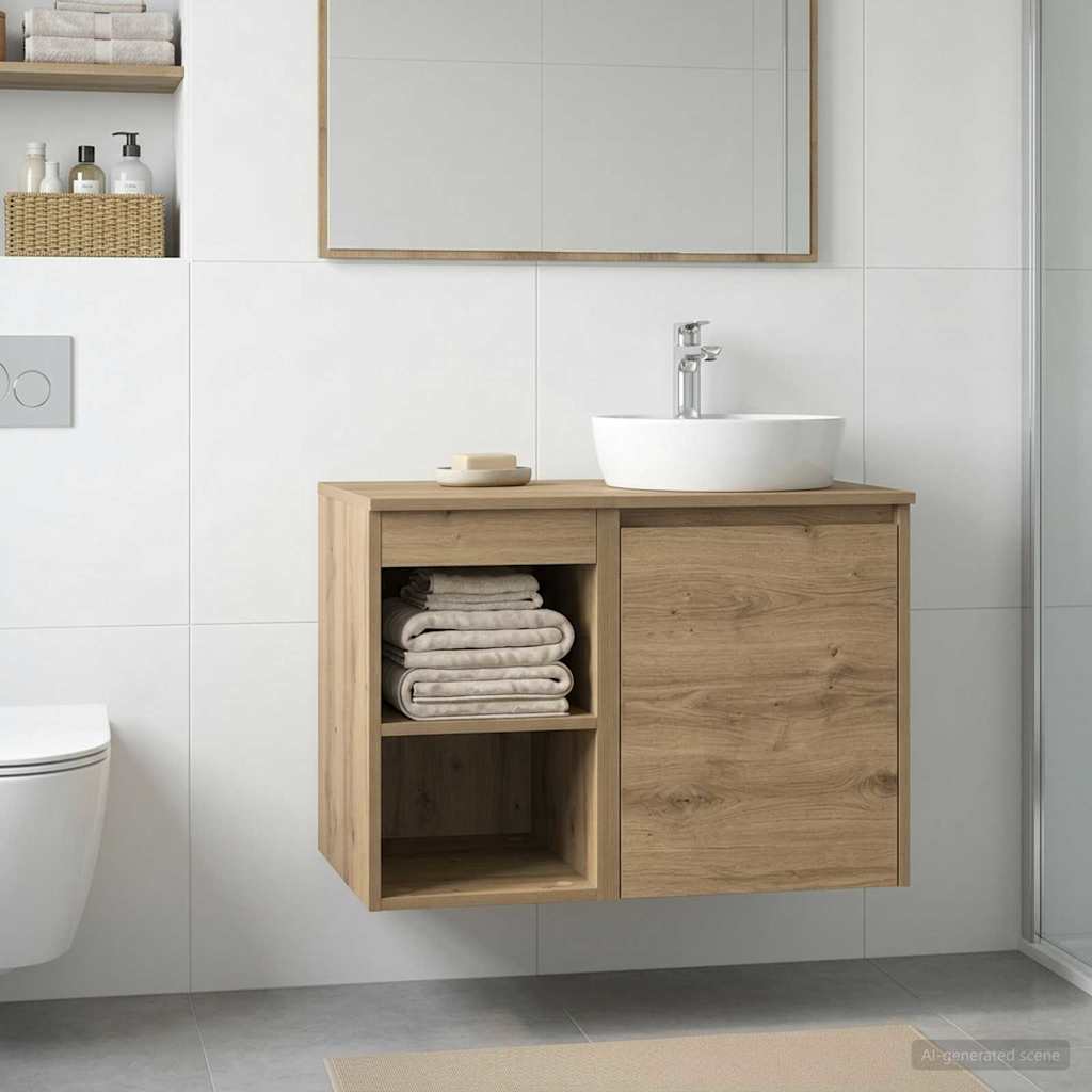 Armadio Bagno In-between Rovere Artigianale 30 x 41 x 50 cm | homemem39