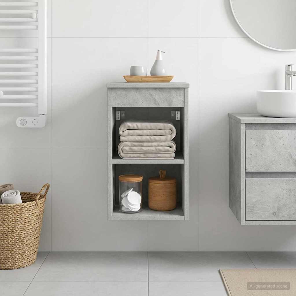 Armadio Bagno In-between Grigio Cemento 30 x 44,5 x 50 cm | homemem39