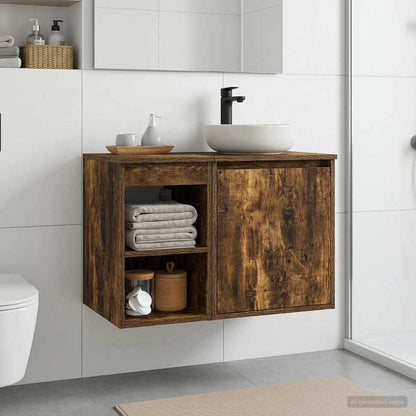 Armadio Bagno In-between Rovere Fumo 30 x 44,5 x 50 cm | homemem39