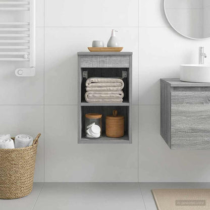 Armadio Bagno In-between Sonoma grigio 30 x 44,5 x 50 cm | homemem39