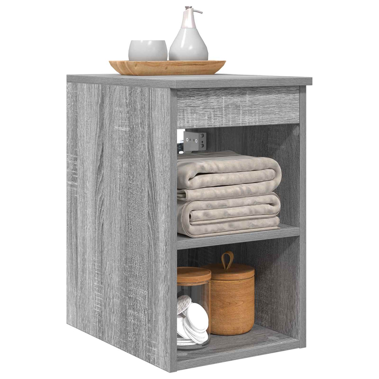 Armadio Bagno In-between Sonoma grigio 30 x 44,5 x 50 cm | homemem39