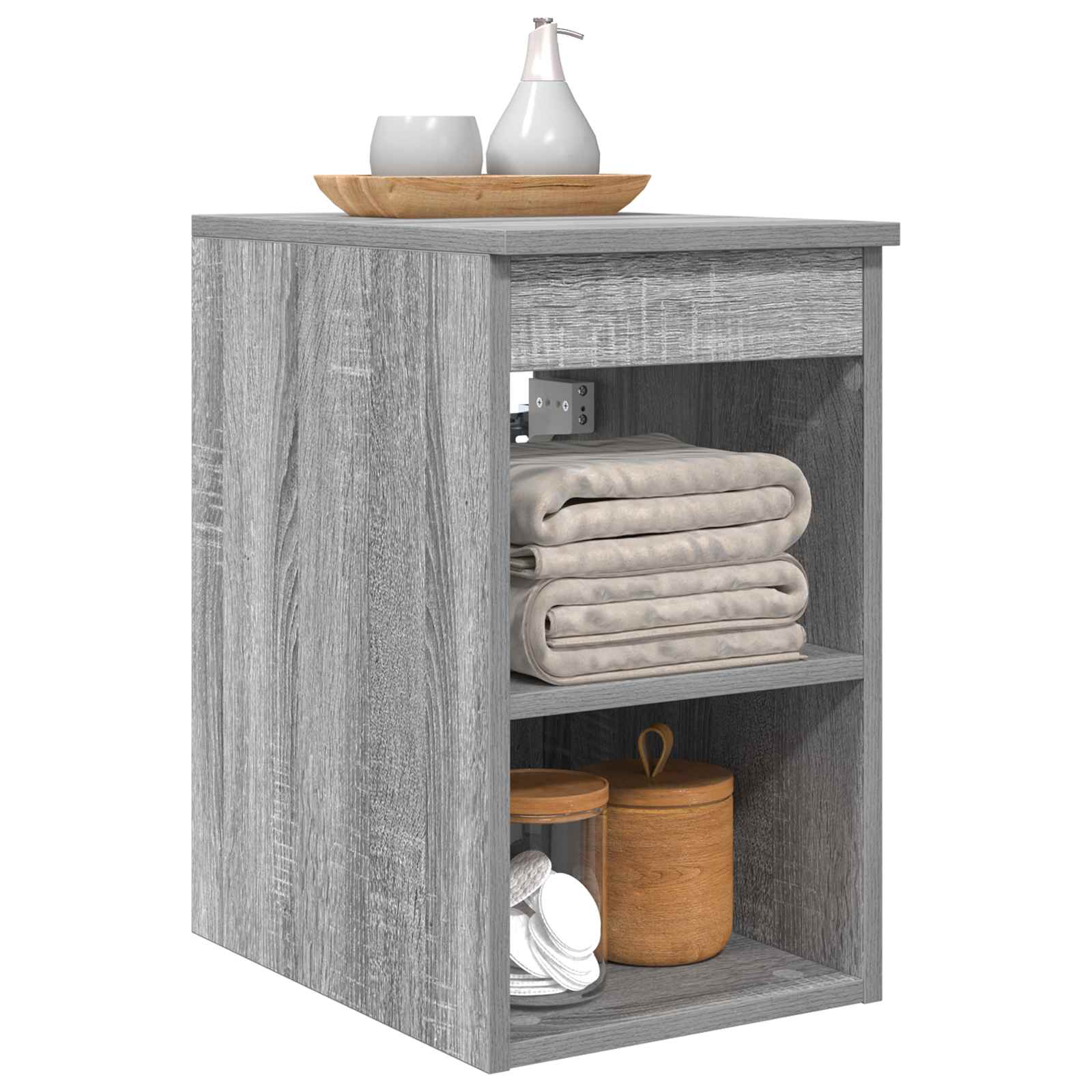 Armadio Bagno In-between Sonoma grigio 30 x 44,5 x 50 cm | homemem39
