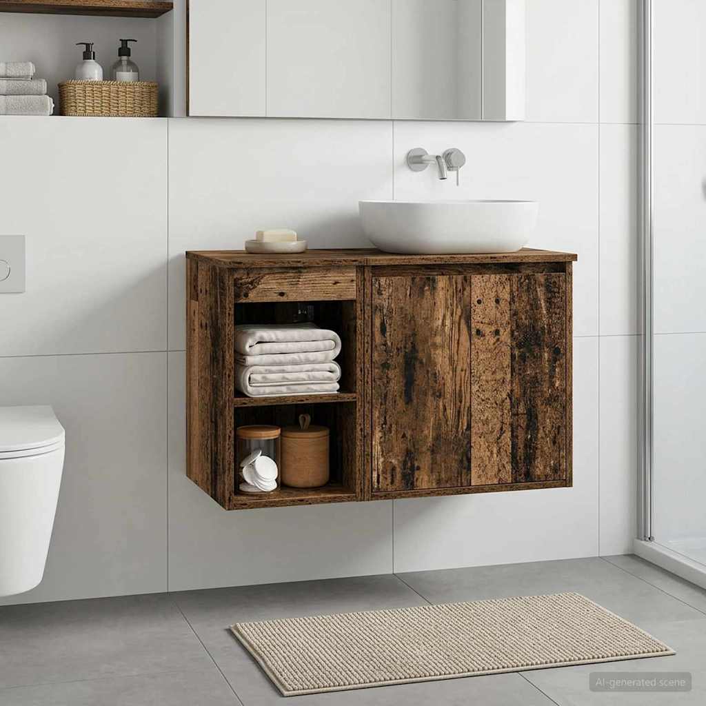 Armadio Bagno In-between Legno antico 30 x 44,5 x 50 cm | homemem39