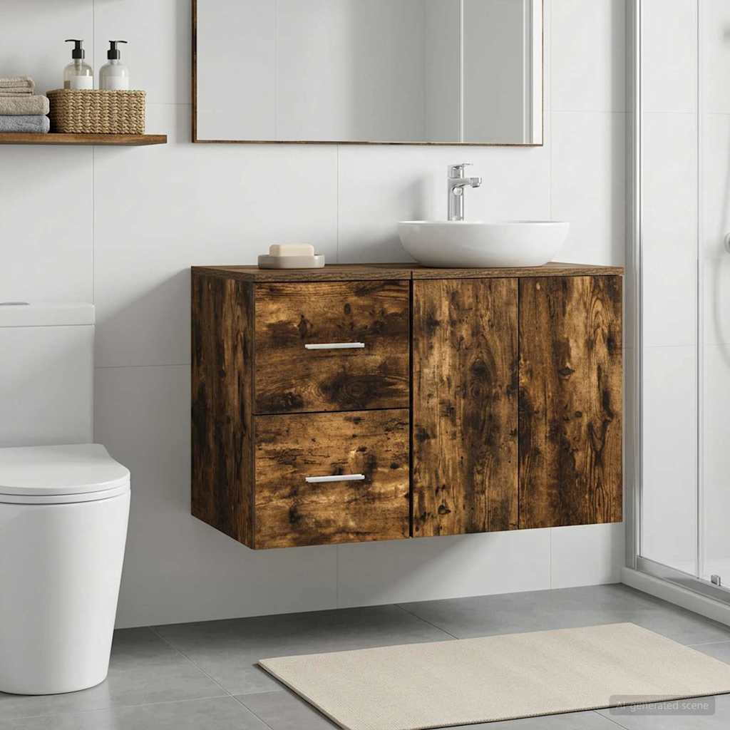 Armadio Bagno In-between Rovere Fumo 30 x 35 x 50 cm | homemem39
