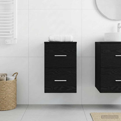 Armadio Bagno In-between Rovere Nero 30 x 41 x 50 cm | homemem39