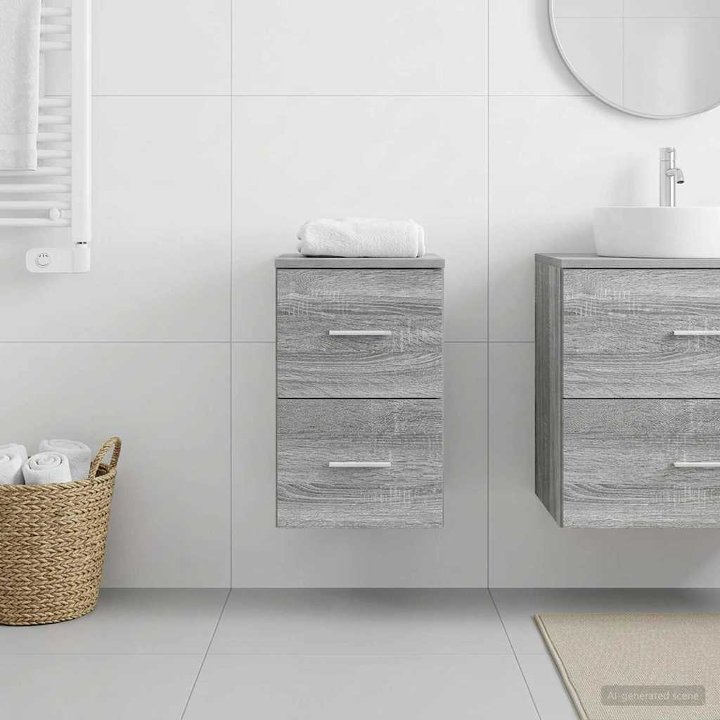 Armadio Bagno In-between Sonoma grigio 30 x 41 x 50 cm | homemem39