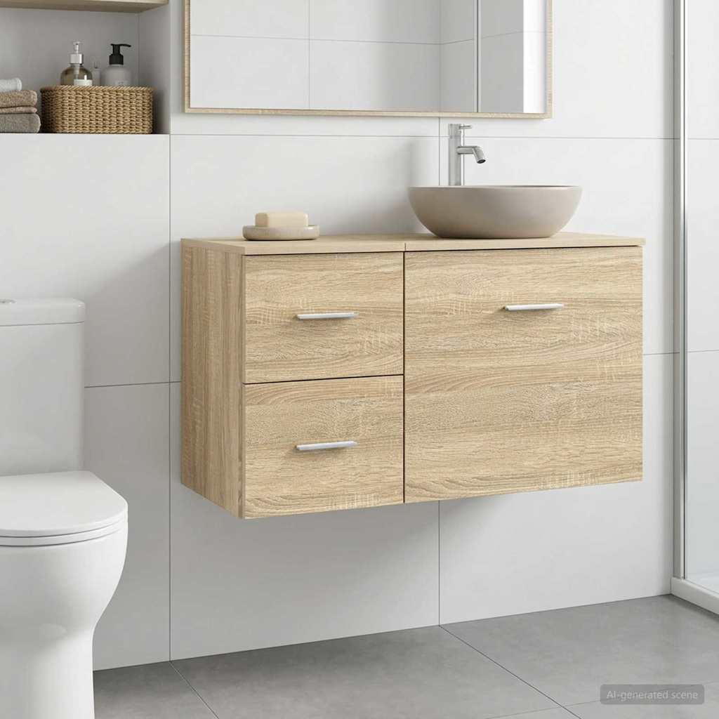 Armadio Bagno In-between Rovere Sonoma 30 x 44,5 x 50 cm | homemem39