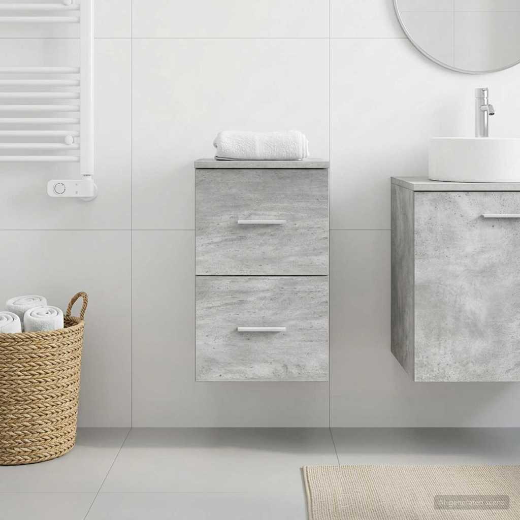 Armadio Bagno In-between Grigio Cemento 30 x 44,5 x 50 cm | homemem39