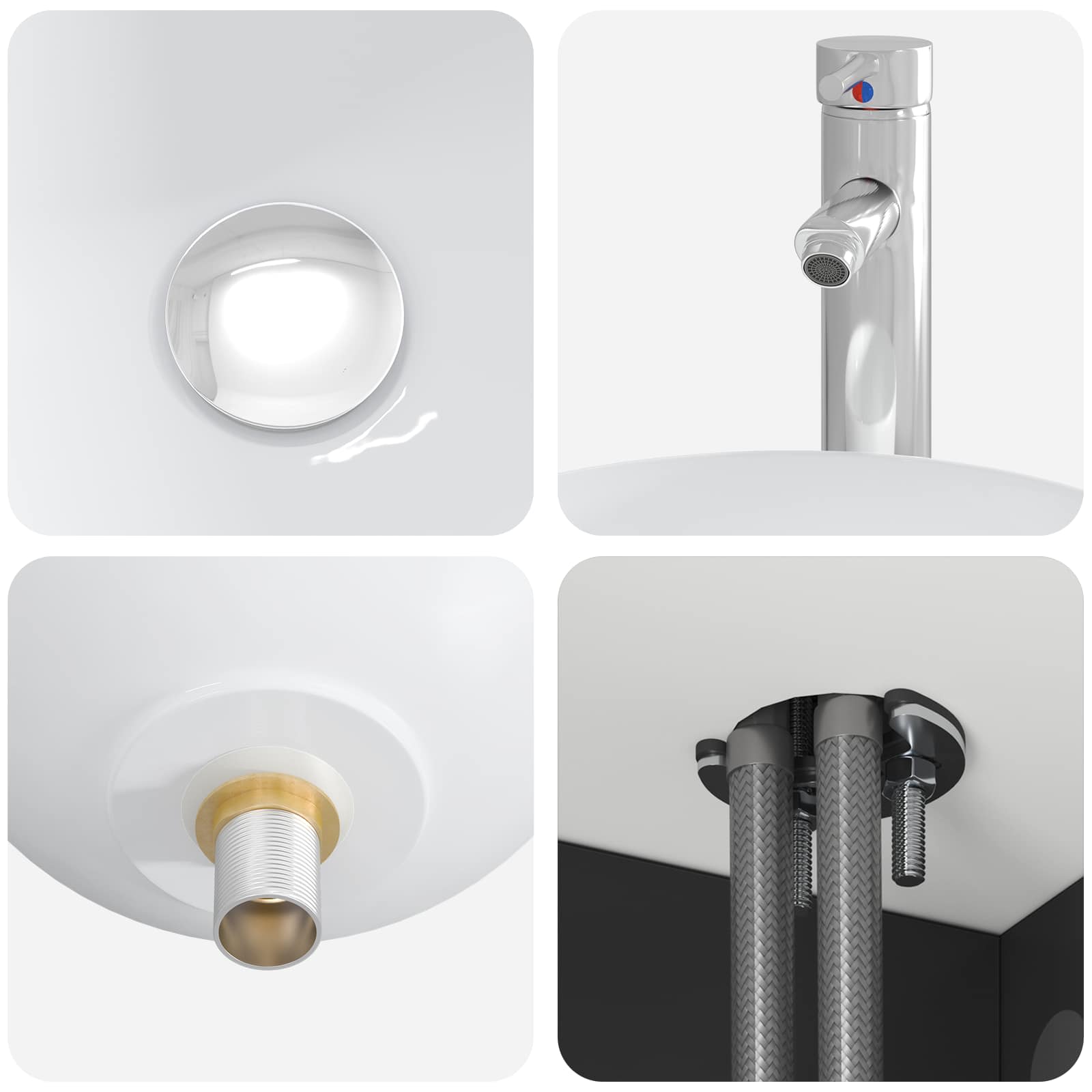 Mobile Lavabo da Parete Nero 49,5 x 35 x 63 cm | homemem39