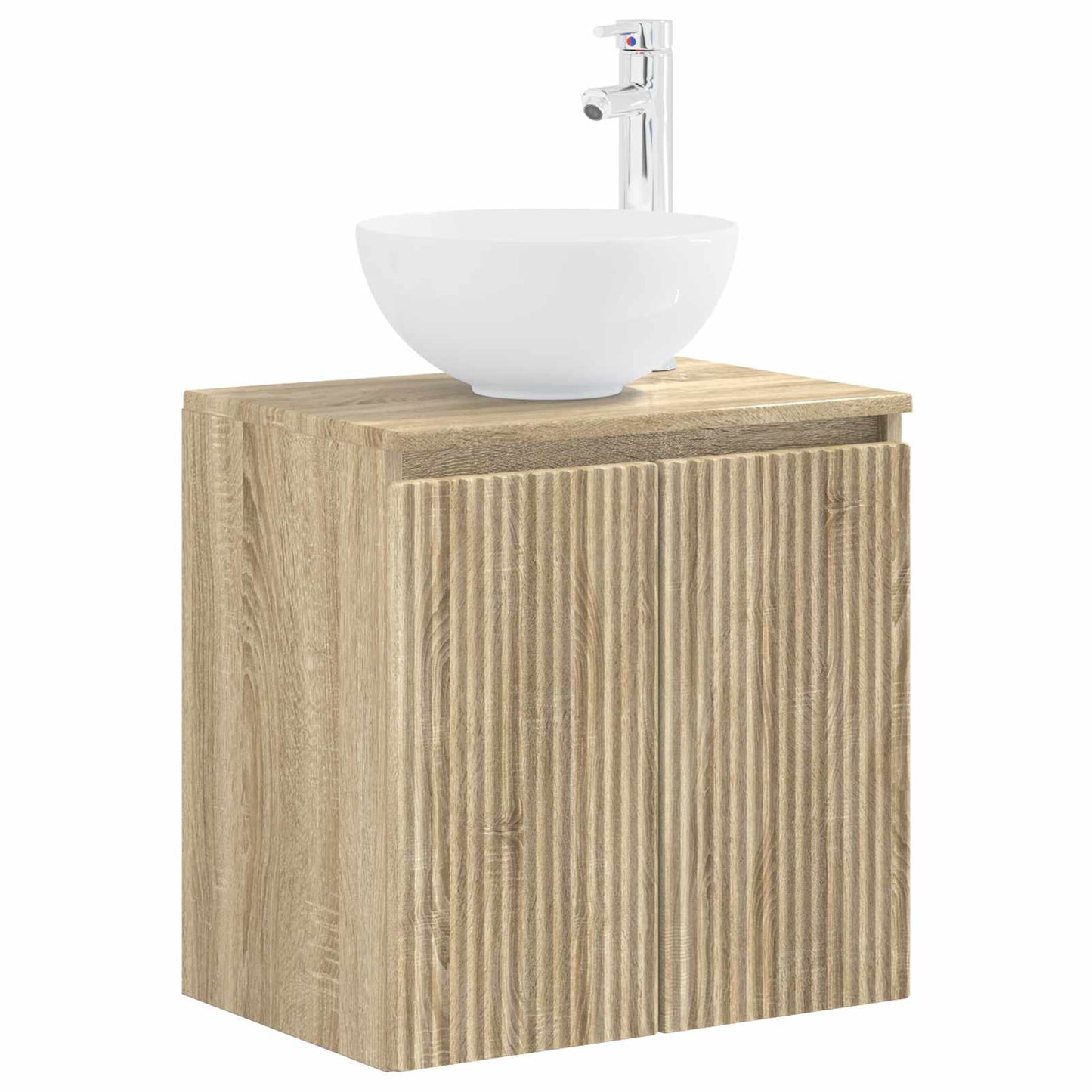 Mobile Lavabo da Parete Rovere Sonoma 49,5 x 35 x 63 cm | homemem39