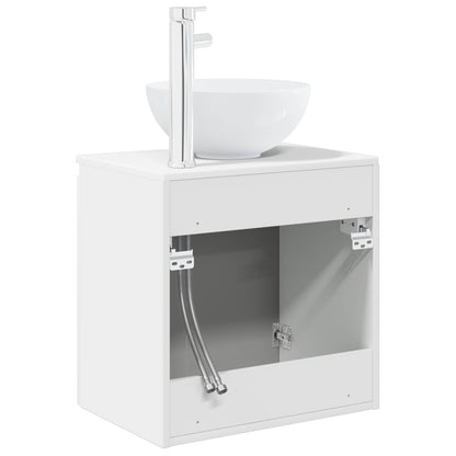 Mobile Lavabo da Parete Bianco 49,5 x 41 x 64,5 cm | homemem39