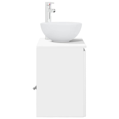 Mobile Lavabo da Parete Bianco 49,5 x 41 x 64,5 cm | homemem39