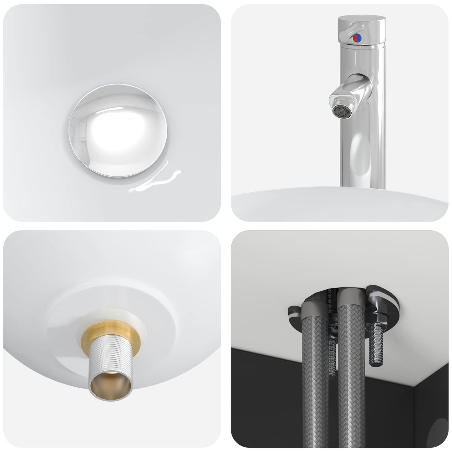 Mobile Lavabo da Parete Nero 49,5 x 41 x 64,5 cm | homemem39