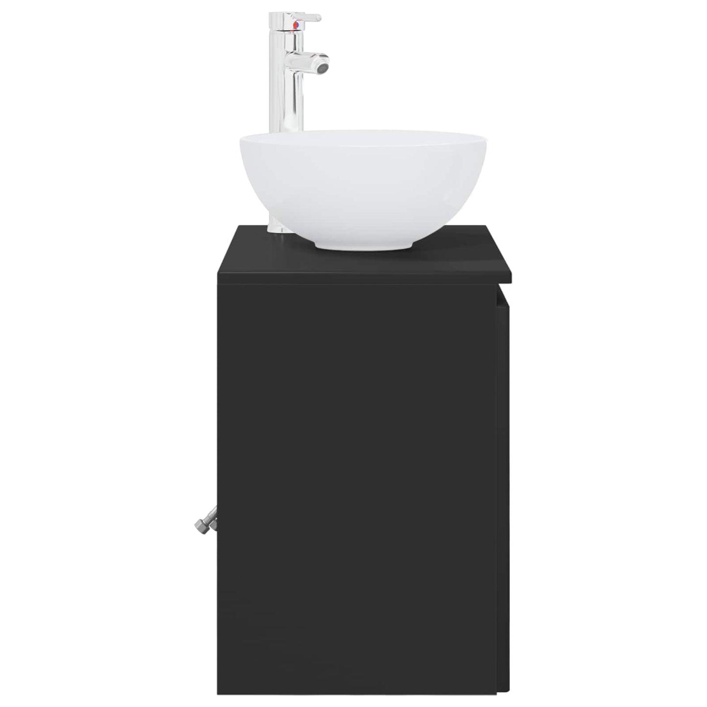 Mobile Lavabo da Parete Nero 49,5 x 41 x 64,5 cm | homemem39