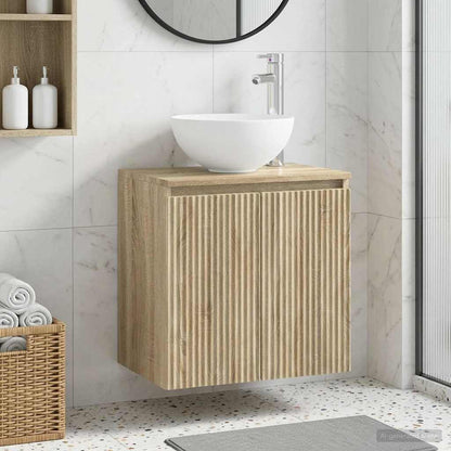 Mobile Lavabo da Parete Rovere Sonoma 49,5 x 41 x 64,5 cm | homemem39