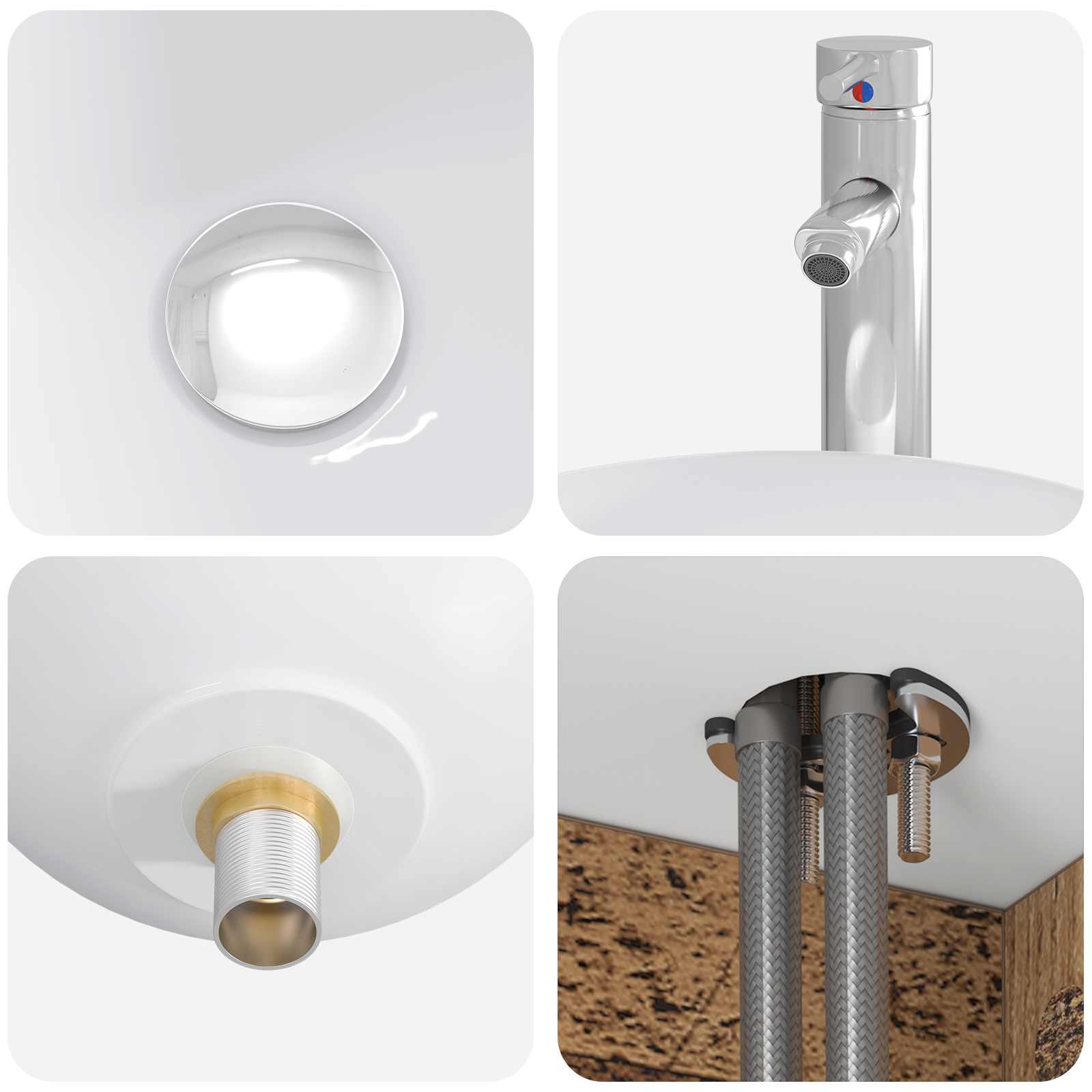 Mobile Lavabo da Parete Legno antico 49,5 x 41 x 64,5 cm | homemem39