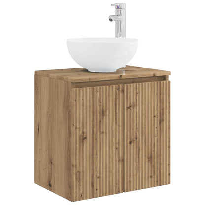 Mobile Lavabo da Parete Rovere Artigianale 49,5 x 41 x 64,5 cm | homemem39