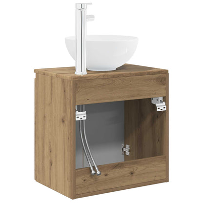 Mobile Lavabo da Parete Rovere Artigianale 49,5 x 41 x 64,5 cm | homemem39