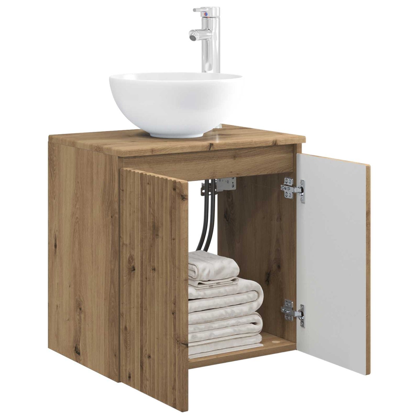 Mobile Lavabo da Parete Rovere Artigianale 49,5 x 41 x 64,5 cm | homemem39