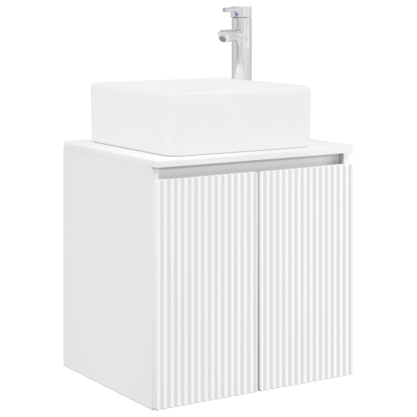 Mobile Lavabo da Parete Bianco 49,5 x 41 x 63 cm | homemem39