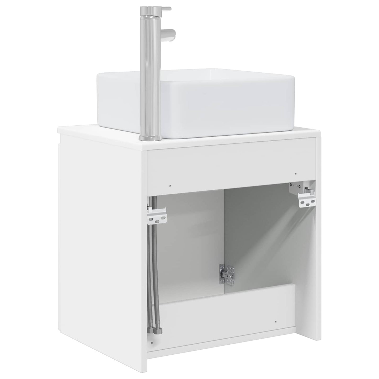 Mobile Lavabo da Parete Bianco 49,5 x 41 x 63 cm | homemem39
