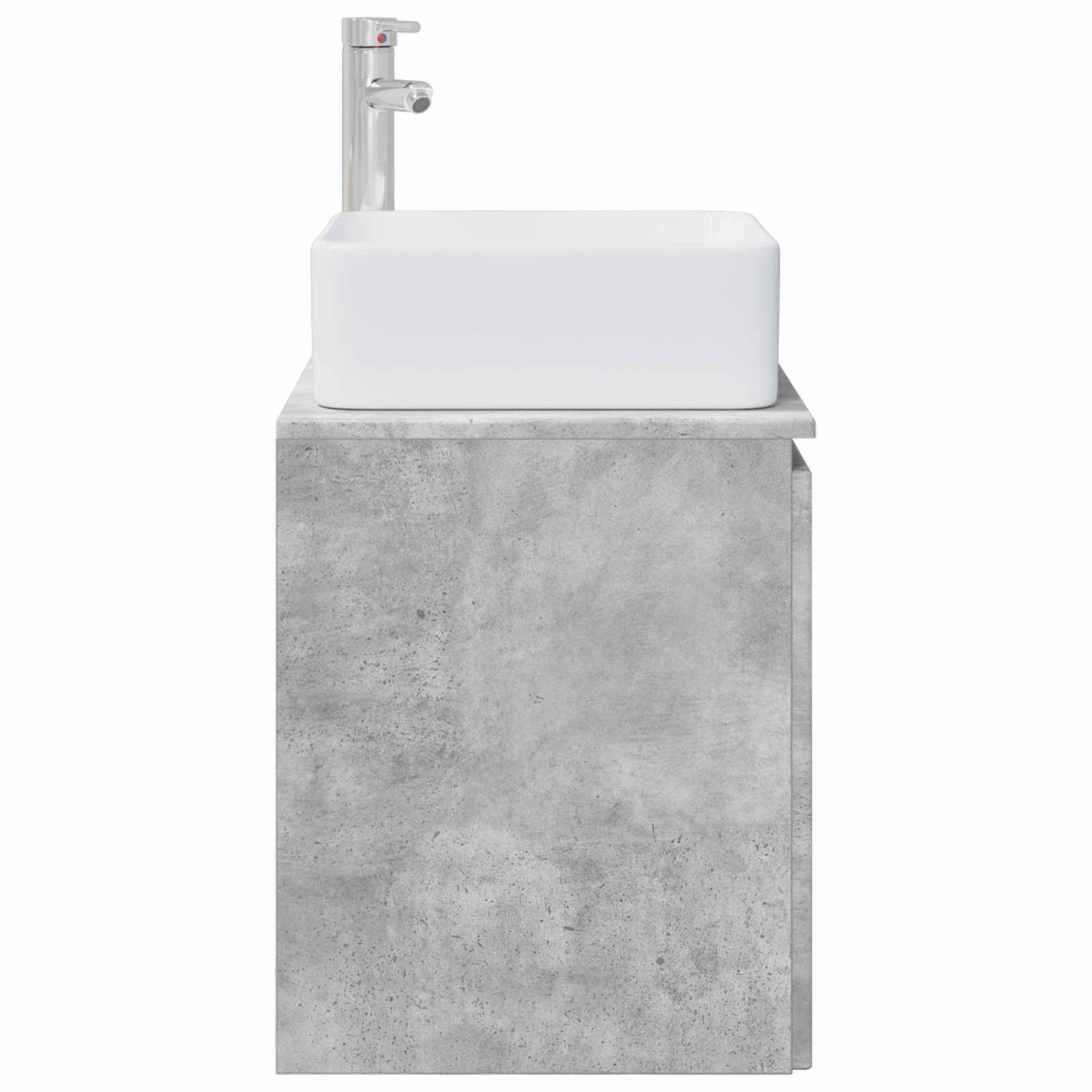 Mobile Lavabo da Parete Grigio Cemento 49,5 x 41 x 63 cm | homemem39