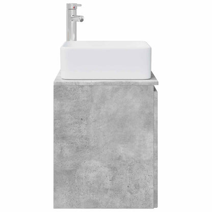 Mobile Lavabo da Parete Grigio Cemento 49,5 x 41 x 63 cm | homemem39