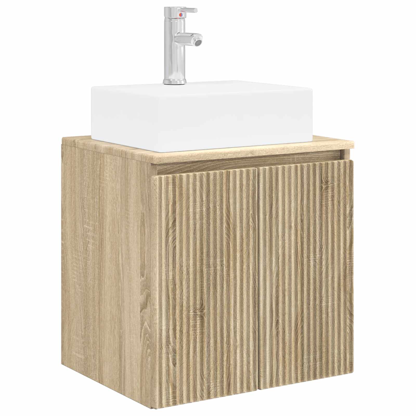 Mobile Lavabo da Parete Rovere Sonoma 49,5 x 41 x 62,5 cm | homemem39
