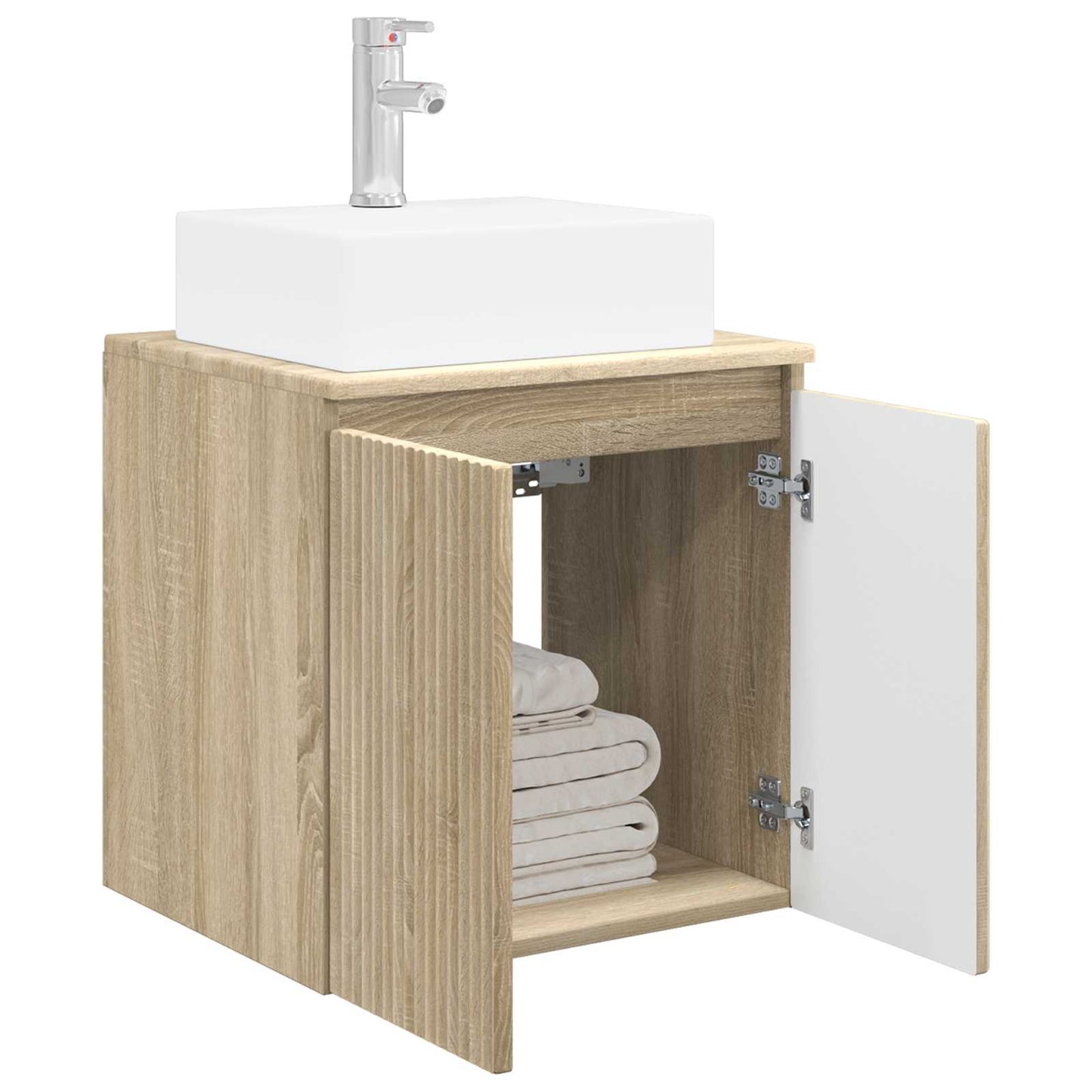 Mobile Lavabo da Parete Rovere Sonoma 49,5 x 41 x 62,5 cm | homemem39