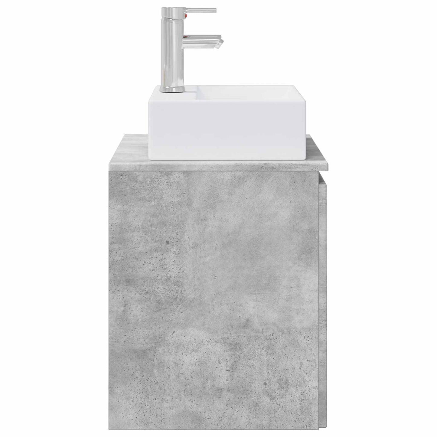 Mobile Lavabo da Parete Grigio Cemento 49,5 x 41 x 62,5 cm | homemem39
