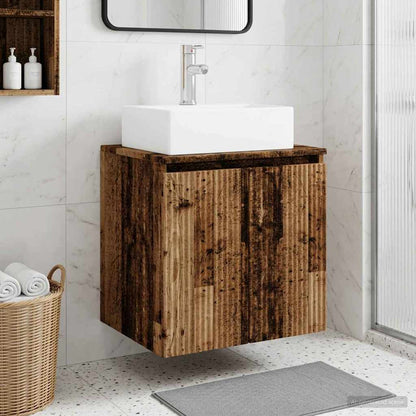 Mobile Lavabo da Parete Legno antico 49,5 x 41 x 62,5 cm | homemem39