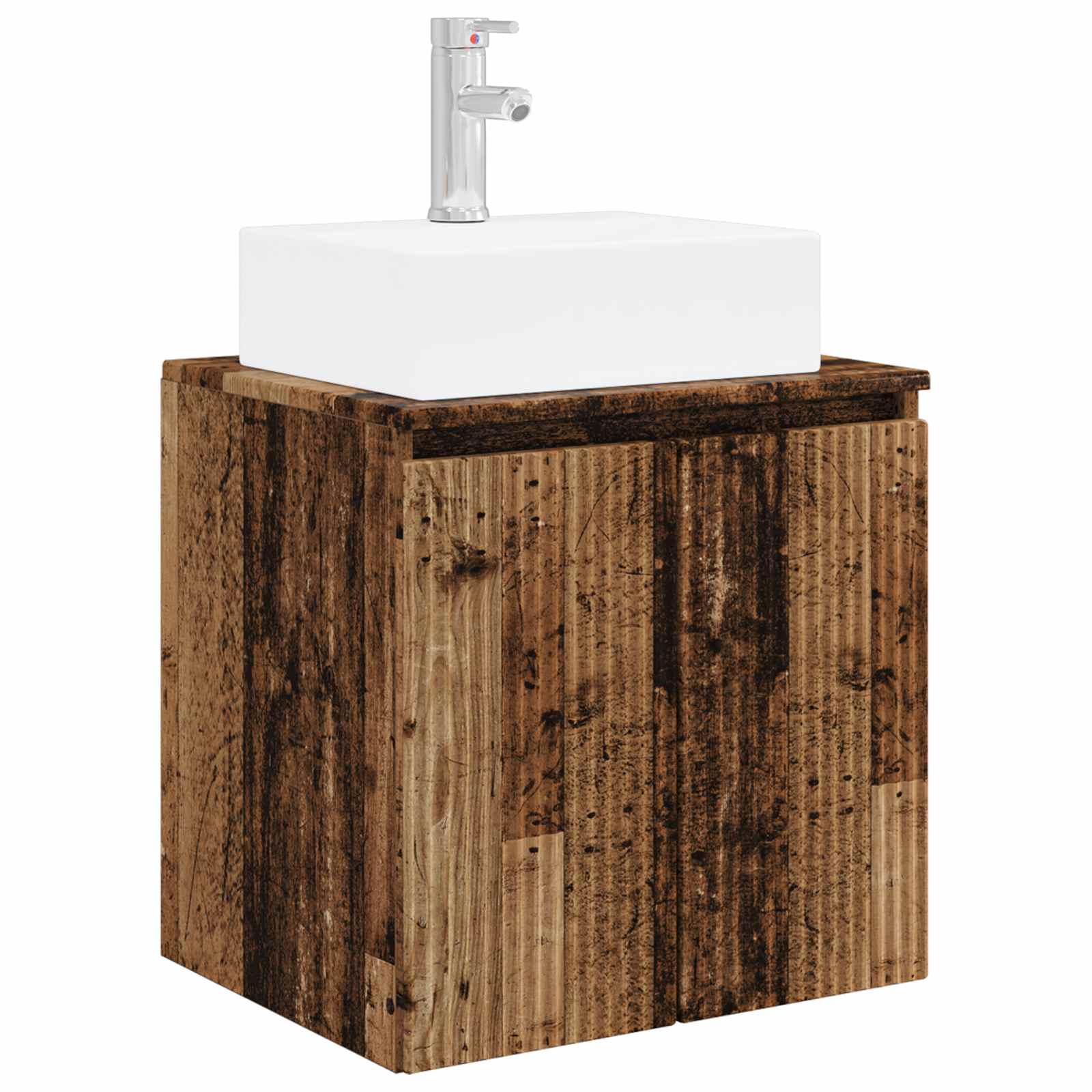 Mobile Lavabo da Parete Legno antico 49,5 x 41 x 62,5 cm | homemem39