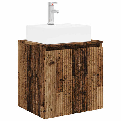 Mobile Lavabo da Parete Legno antico 49,5 x 41 x 62,5 cm | homemem39