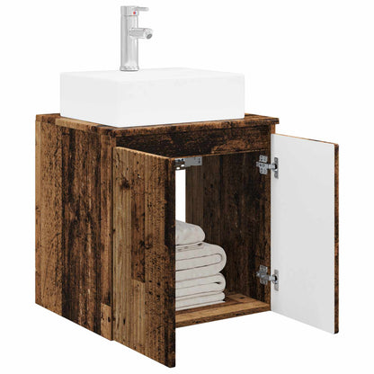 Mobile Lavabo da Parete Legno antico 49,5 x 41 x 62,5 cm | homemem39