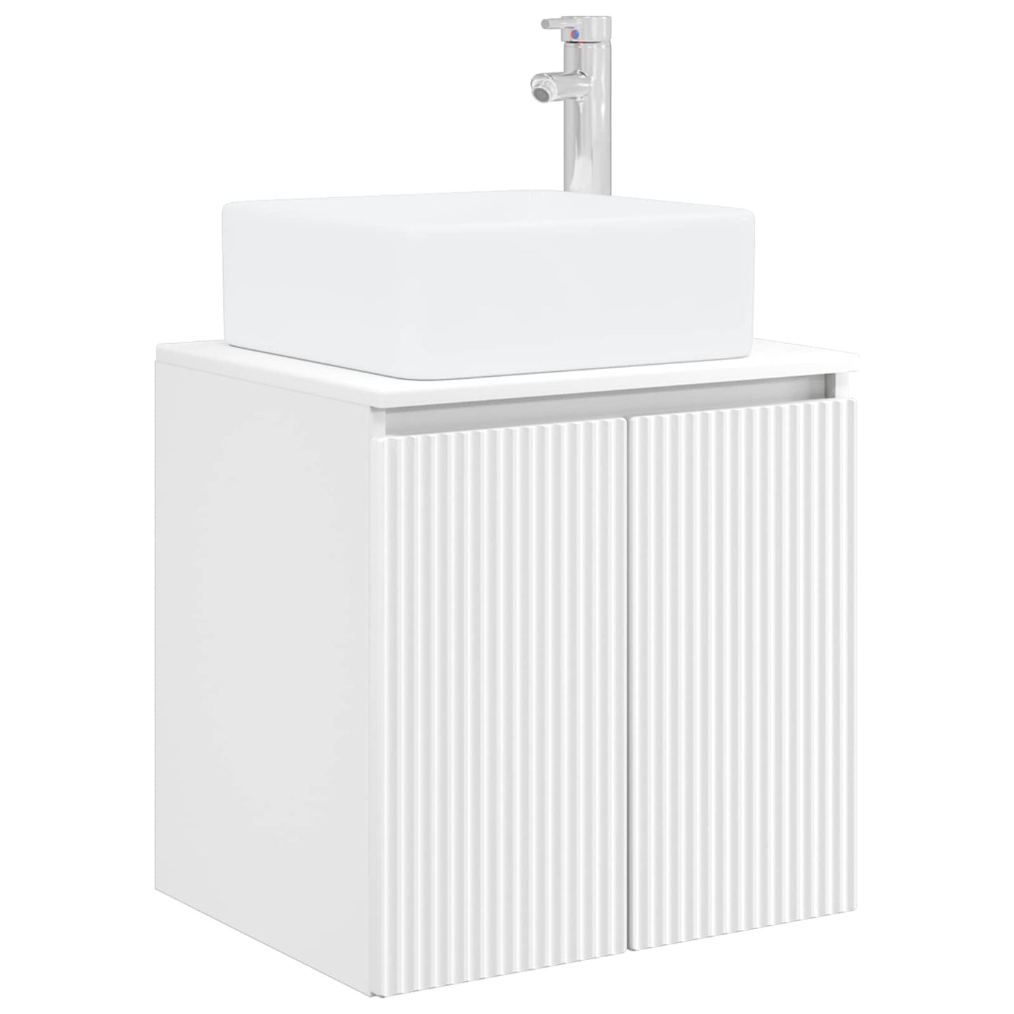 Mobile Lavabo da Parete Bianco 53 x 35 x 63 cm | homemem39